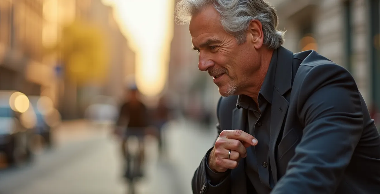 Close-up of professional adjusting jacket zipper while cycling